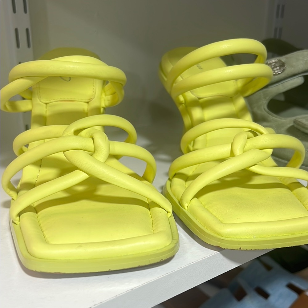 Circus by Sam Edelman Yellow Sandals with Cushioned Sole